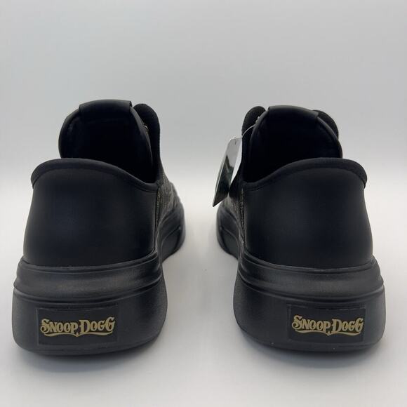 Skechers x Snoop Dogg Slip-Ins Sneakers Black Gold Paisley Print Men’s Size 8 - Picture 8 of 8
